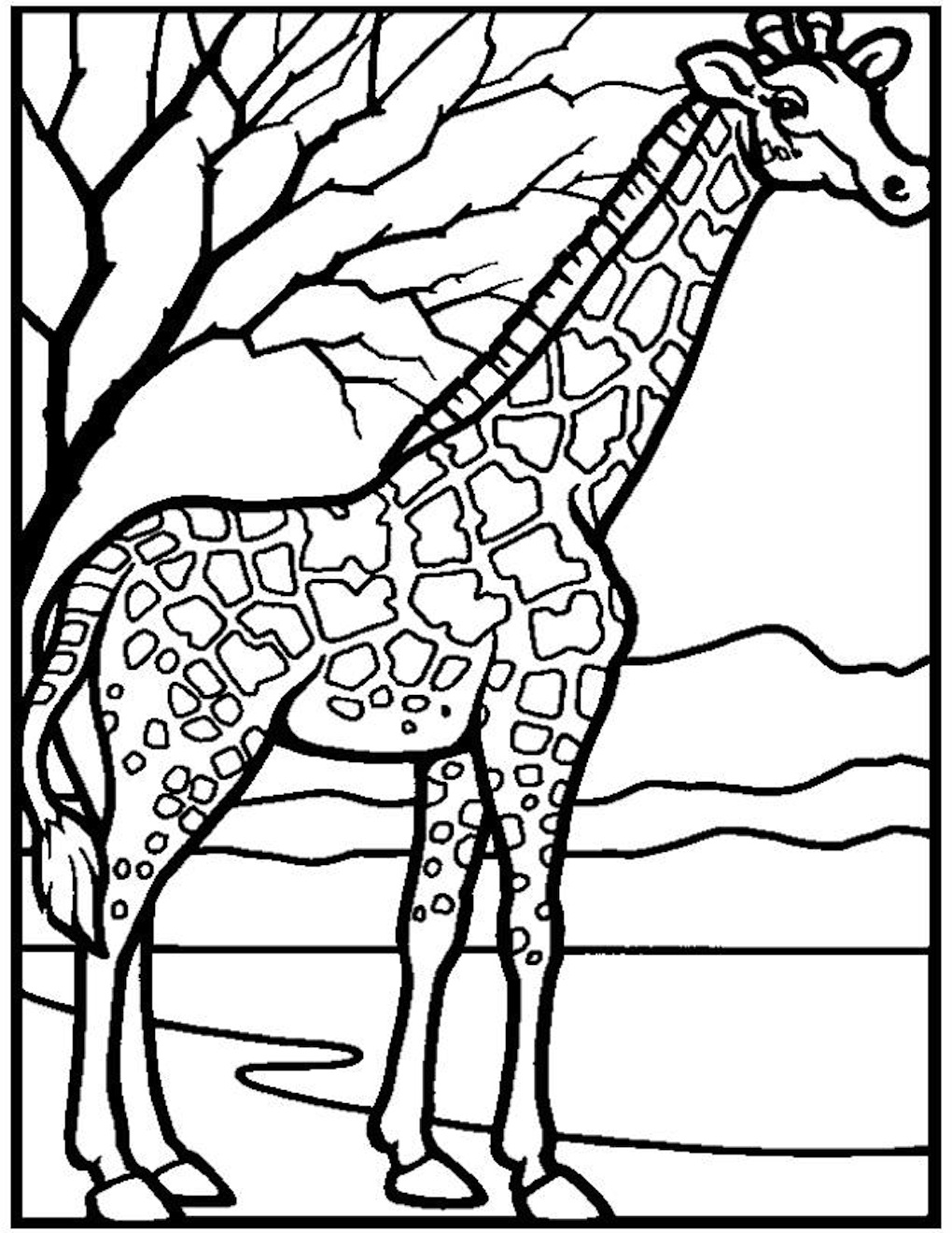 Dibujo para colorear: Zoo (Animales) #12818 - Dibujos para Colorear e Imprimir Gratis