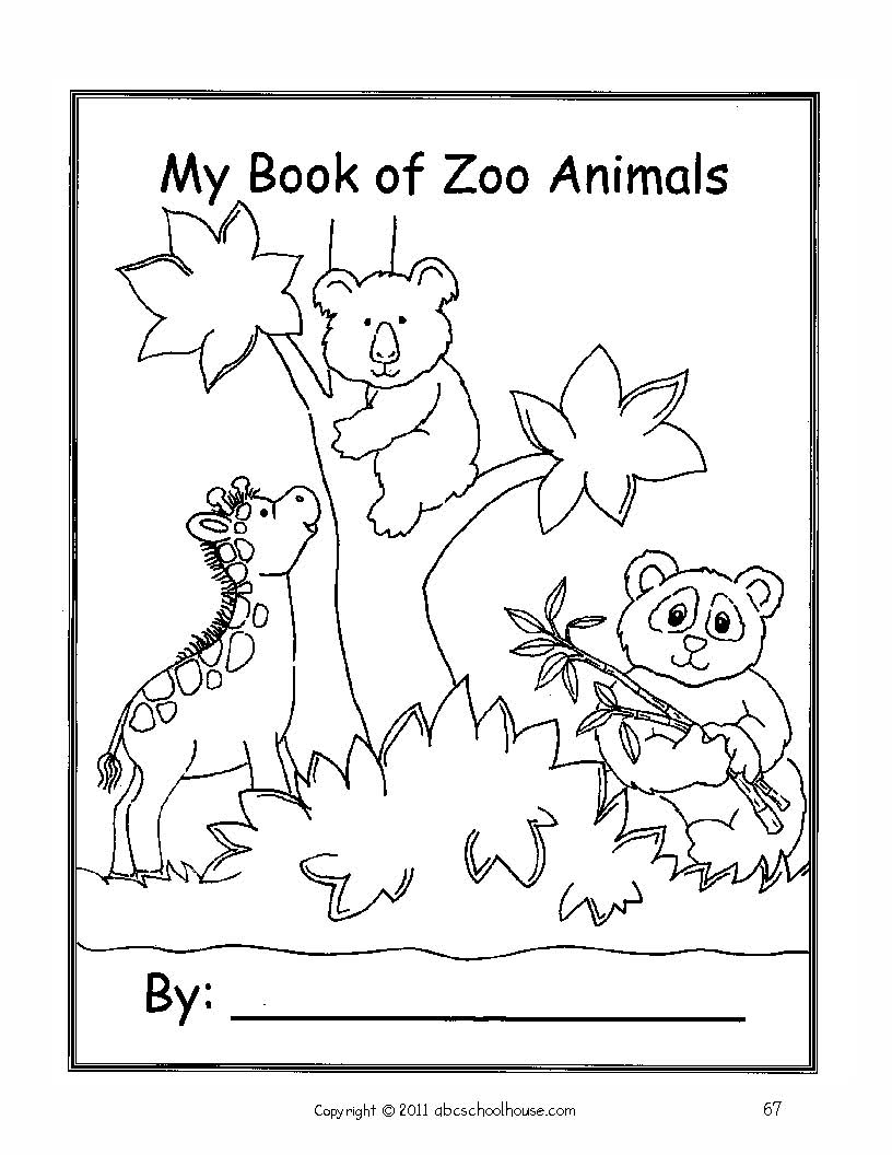 Dibujo para colorear: Zoo (Animales) #12882 - Dibujos para Colorear e Imprimir Gratis