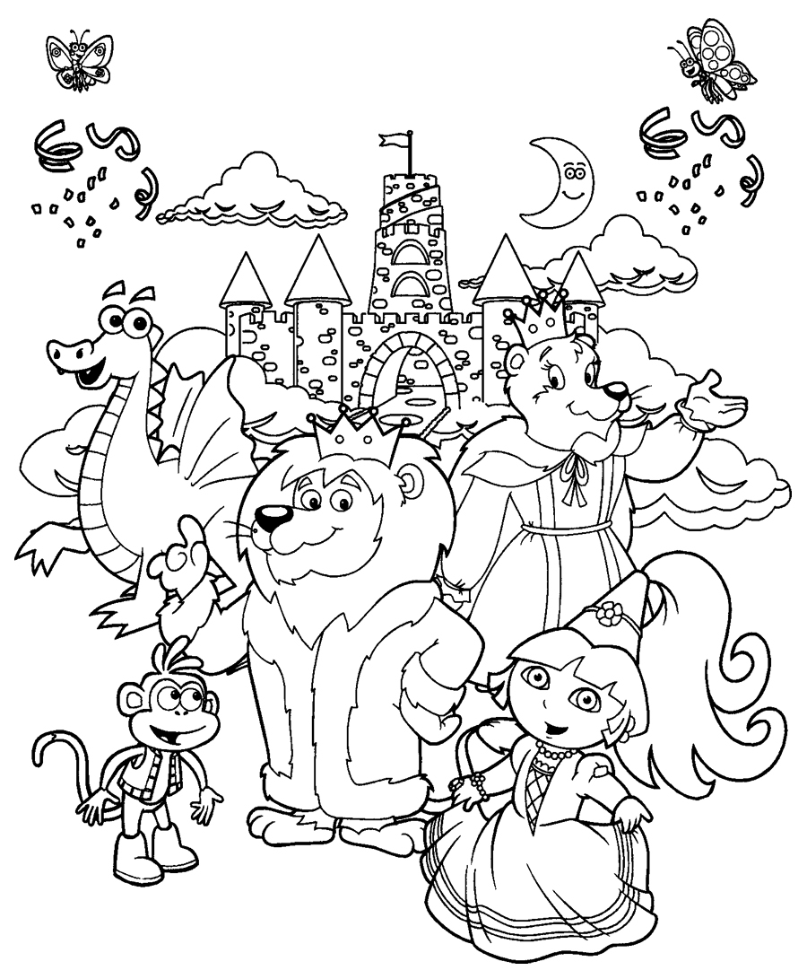 Dibujo para colorear: Zoológico (Animales) #12850 - Dibujos para Colorear e Imprimir Gratis