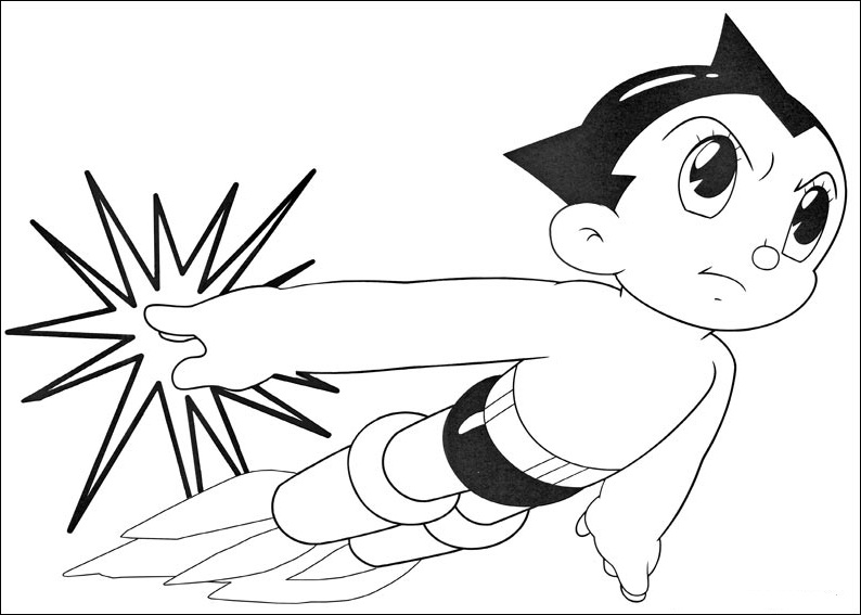 Dibujo gratuito Astro Boy #45229 de la coleccion Anime y Manga para imprimir