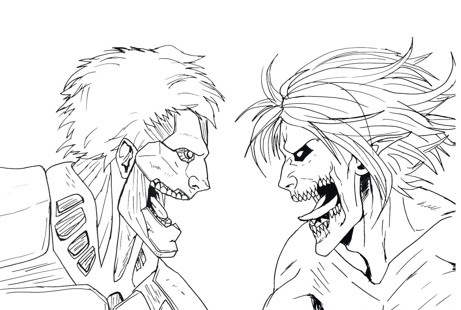 Dibujo gratuito Ataque a los Titanes #182926 de la coleccion Anime y Manga para imprimir