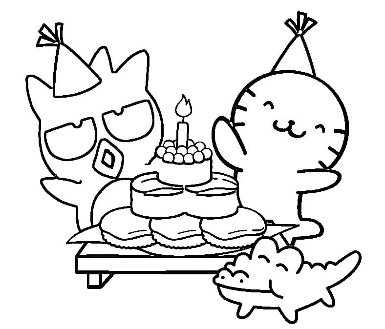 Dibujo para colorear: Badtz Maru (Anime y Manga) #220290 - Dibujos para Colorear e Imprimir Gratis