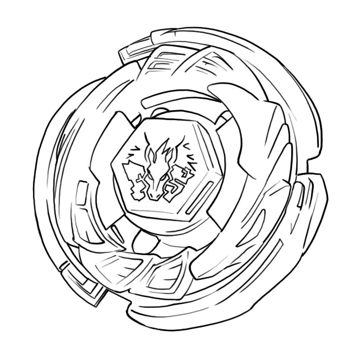Dibujo gratuito Beyblade #46780 de la coleccion Anime y Manga para imprimir