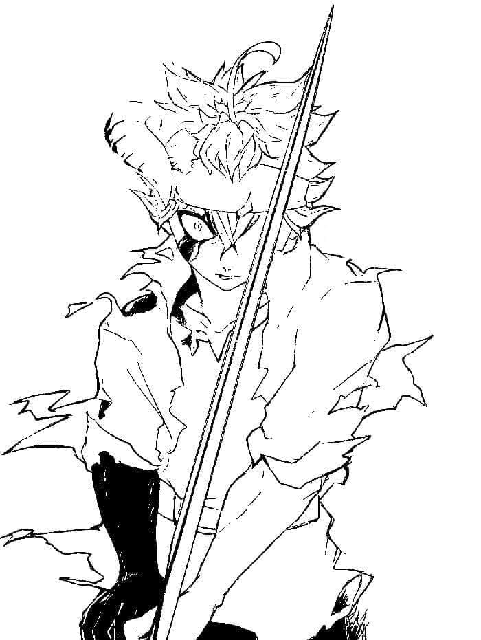 Dibujo gratuito Black Clover #208004 de la coleccion Anime y Manga para imprimir