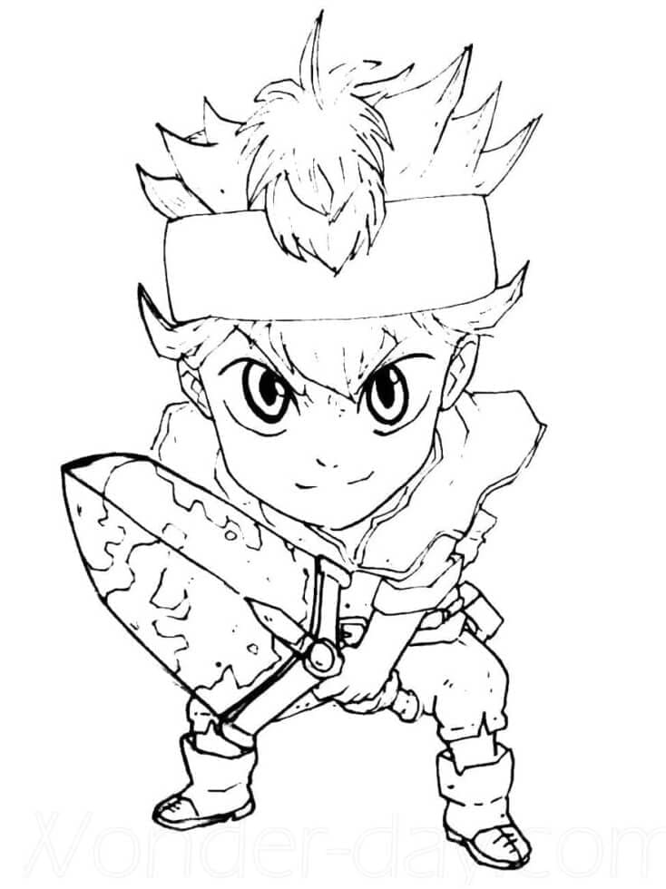 Dibujo gratuito Black Clover #208016 de la coleccion Anime y Manga para imprimir