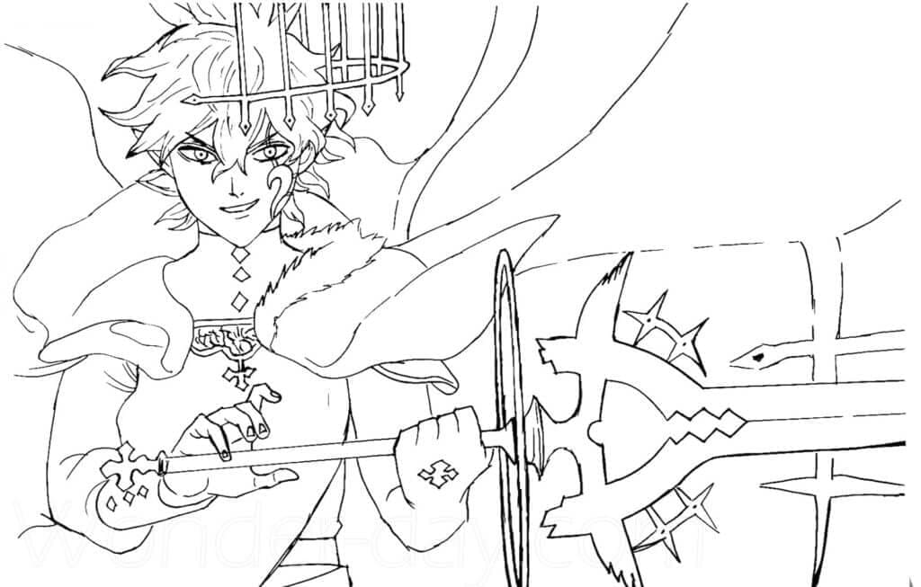 Dibujo gratuito Black Clover #208039 de la coleccion Anime y Manga para imprimir
