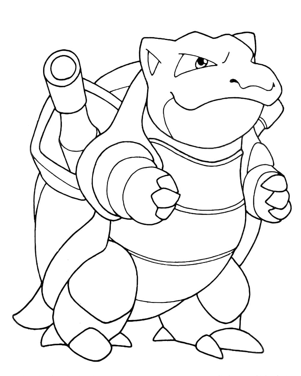 Dibujo gratuito Blastoise #181622 de la coleccion Anime y Manga para imprimir Dibujo gratuito Blastoise #181622 de la coleccion Anime y Manga para imprimir
