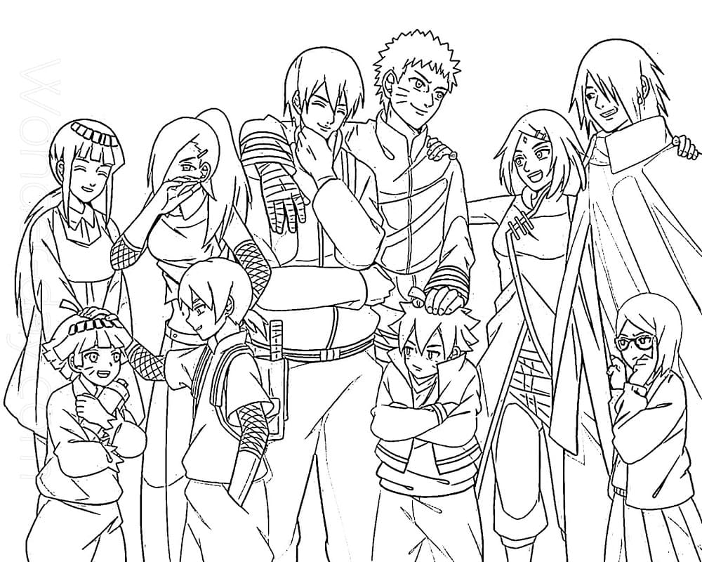 Dibujo gratuito Boruto #176112 de la coleccion Anime y Manga para imprimir