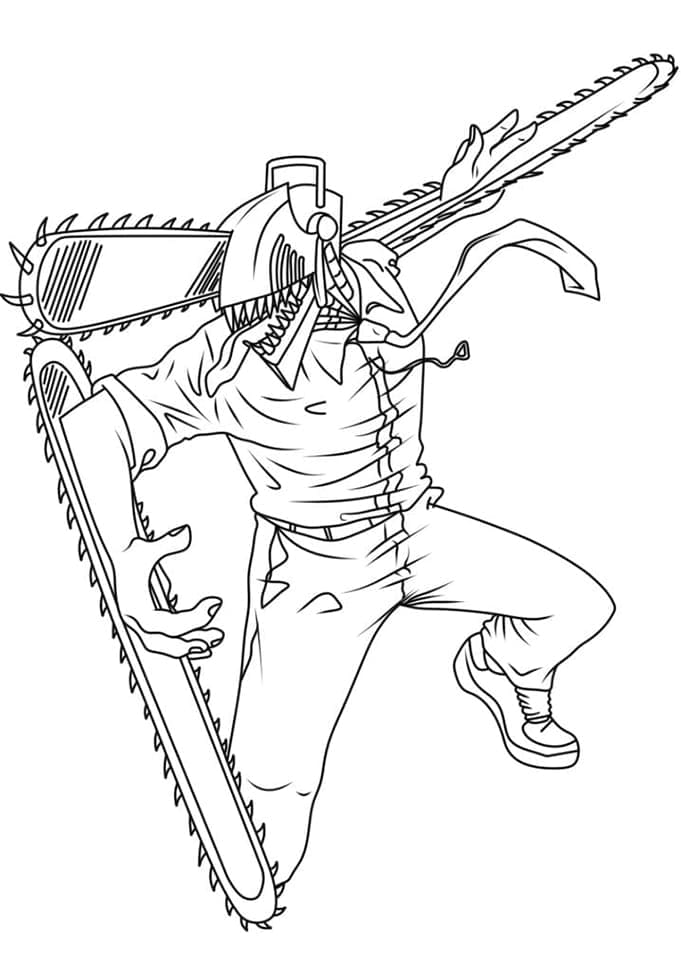 Dibujo gratuito Chainsaw Man #182862 de la coleccion Anime y Manga para imprimir