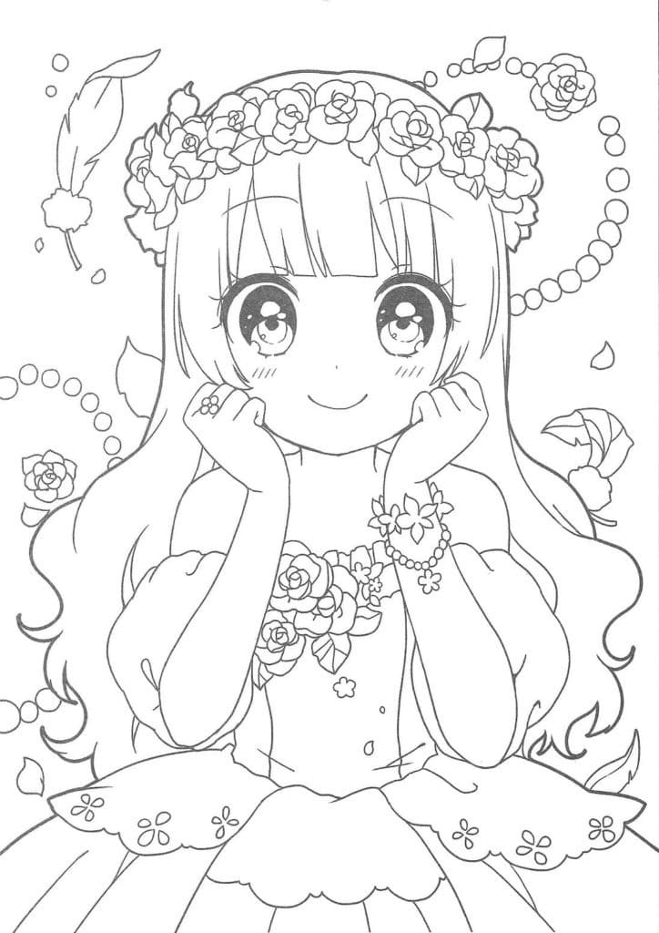 Dibujo gratuito Chica Manga #190651 de la coleccion Anime y Manga para imprimir