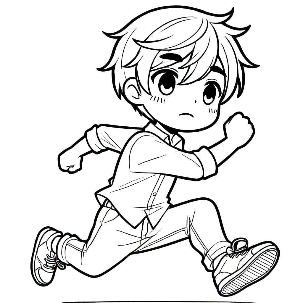 Dibujo gratuito Chico Manga #217937 de la coleccion Anime y Manga para imprimir