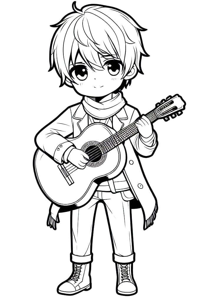 Dibujo gratuito Chico Manga #217943 de la coleccion Anime y Manga para imprimir