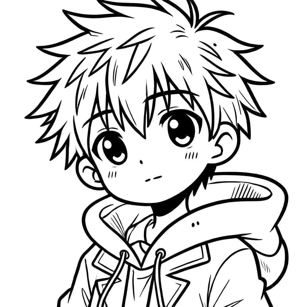 Dibujo gratuito Chico Manga #217950 de la coleccion Anime y Manga para imprimir