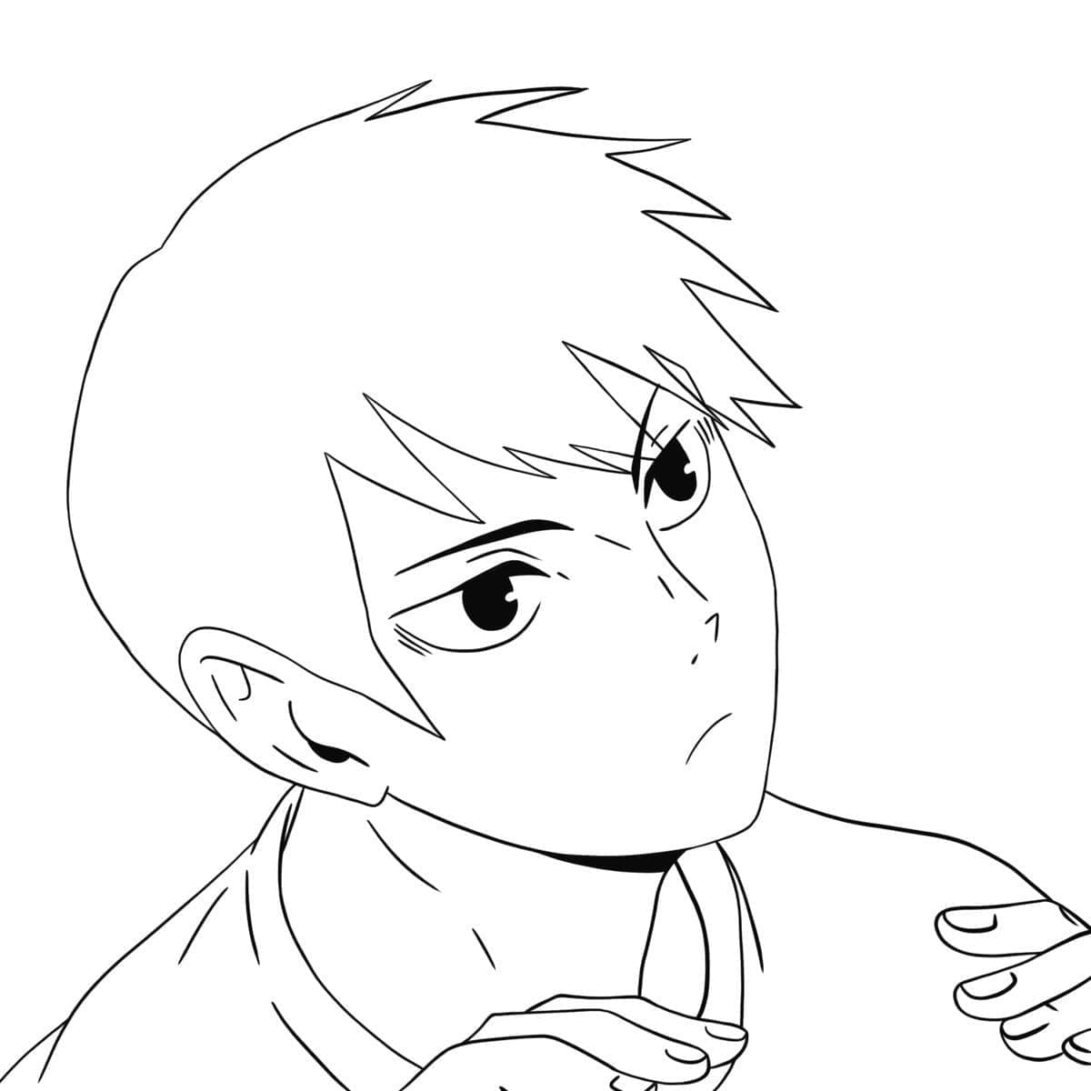 Dibujo gratuito Chico Manga #217973 de la coleccion Anime y Manga para imprimir