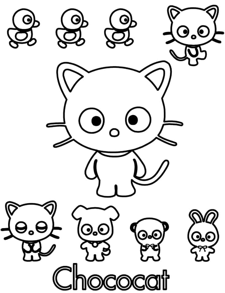 Dibujo gratuito Chococat #220261 de la coleccion Anime y Manga para imprimir