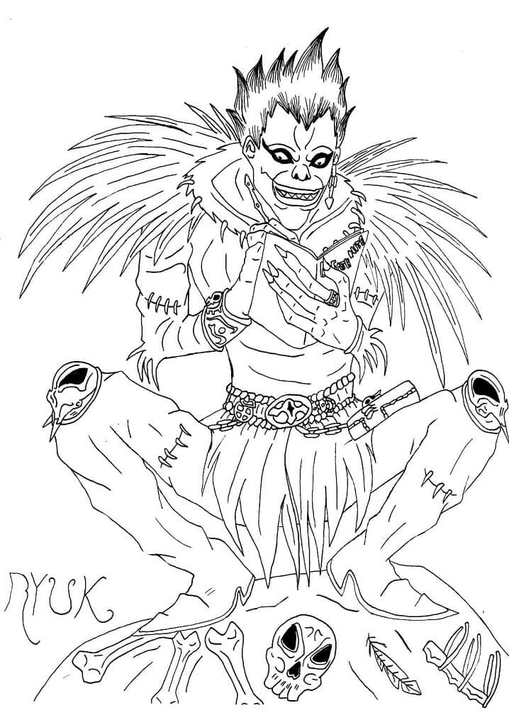 Dibujo gratuito Death Note #183134 de la coleccion Anime y Manga para imprimir Dibujo gratuito Death Note #183134 de la coleccion Anime y Manga para imprimir