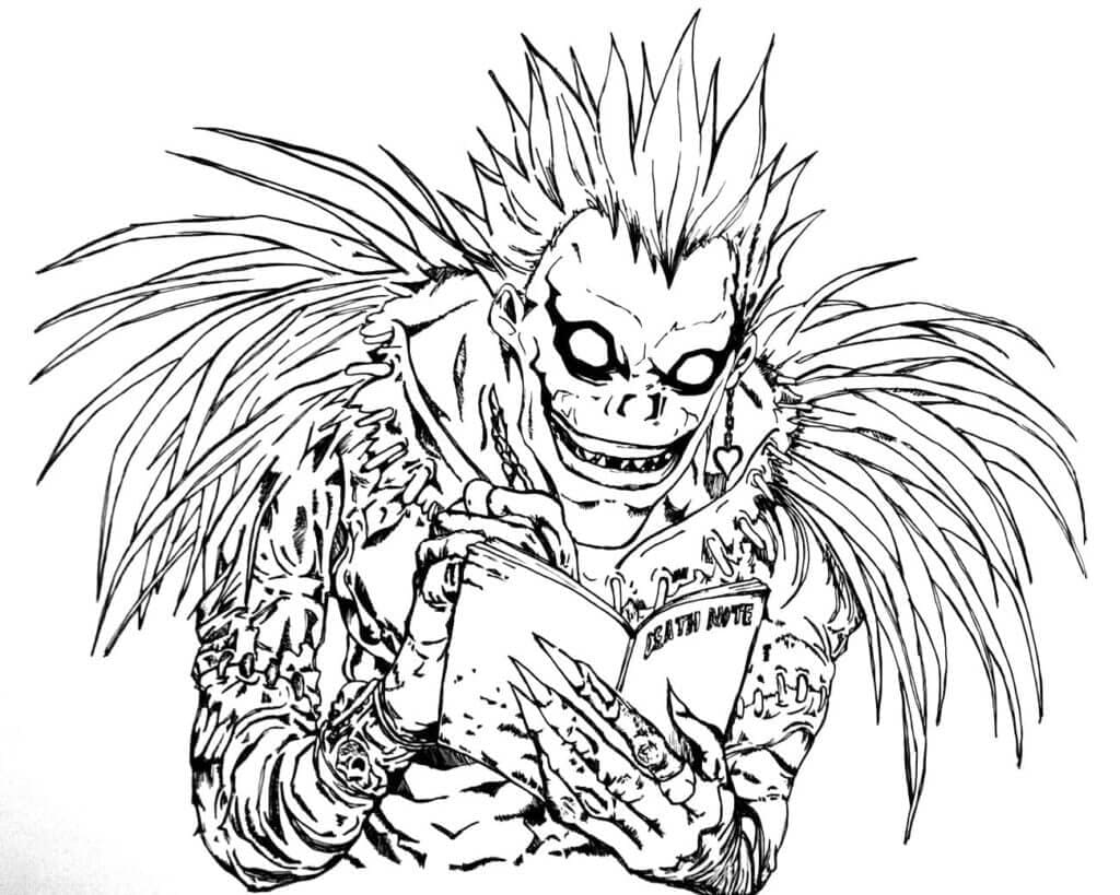 Dibujo gratuito Death Note #183143 de la coleccion Anime y Manga para imprimir