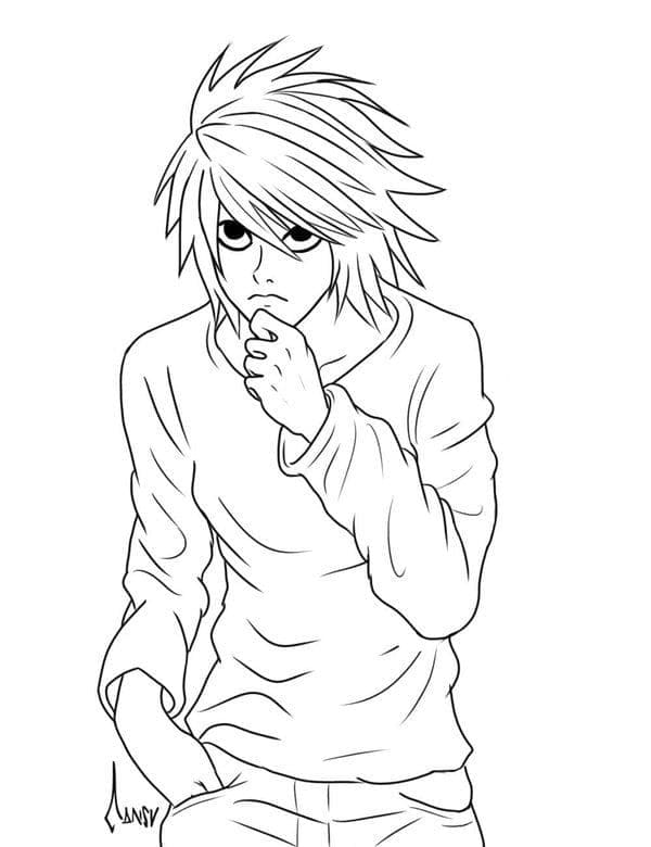 Dibujo gratuito Death Note #183148 de la coleccion Anime y Manga para imprimir Dibujo gratuito Death Note #183148 de la coleccion Anime y Manga para imprimir