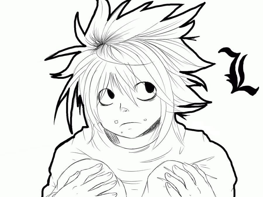 Dibujo gratuito Death Note #183151 de la coleccion Anime y Manga para imprimir