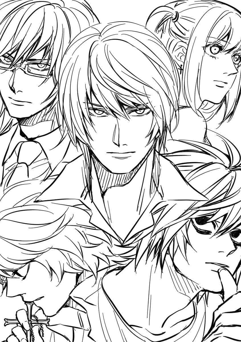 Dibujo gratuito Death Note #183165 de la coleccion Anime y Manga para imprimir