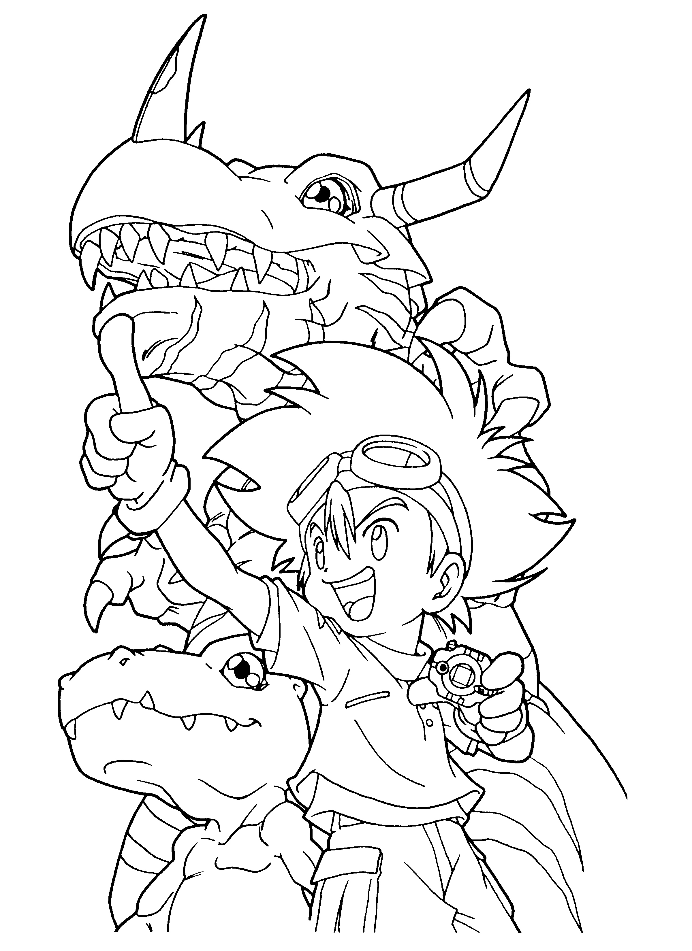 Dibujo gratuito Digimon #51425 de la coleccion Anime y Manga para imprimir
