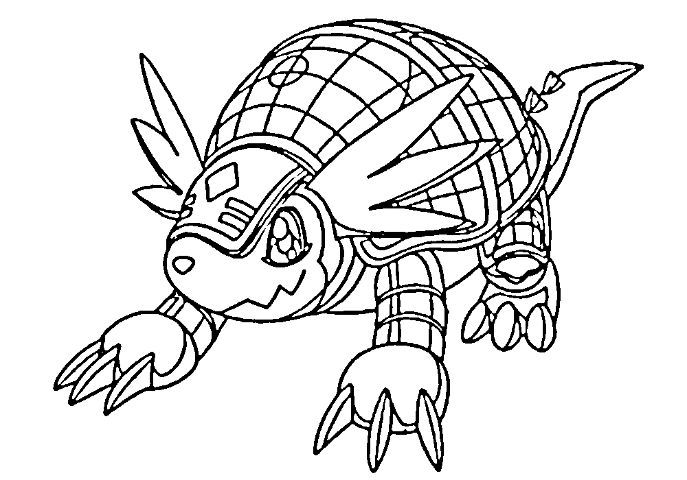 Dibujo para colorear: Digimon (Anime y Manga) #51467 - Dibujos para Colorear e Imprimir Gratis