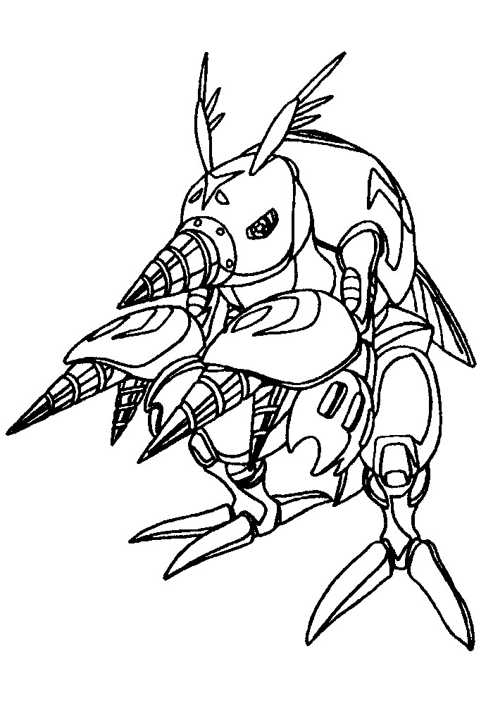Dibujo gratuito Digimon #51482 de la coleccion Anime y Manga para imprimir