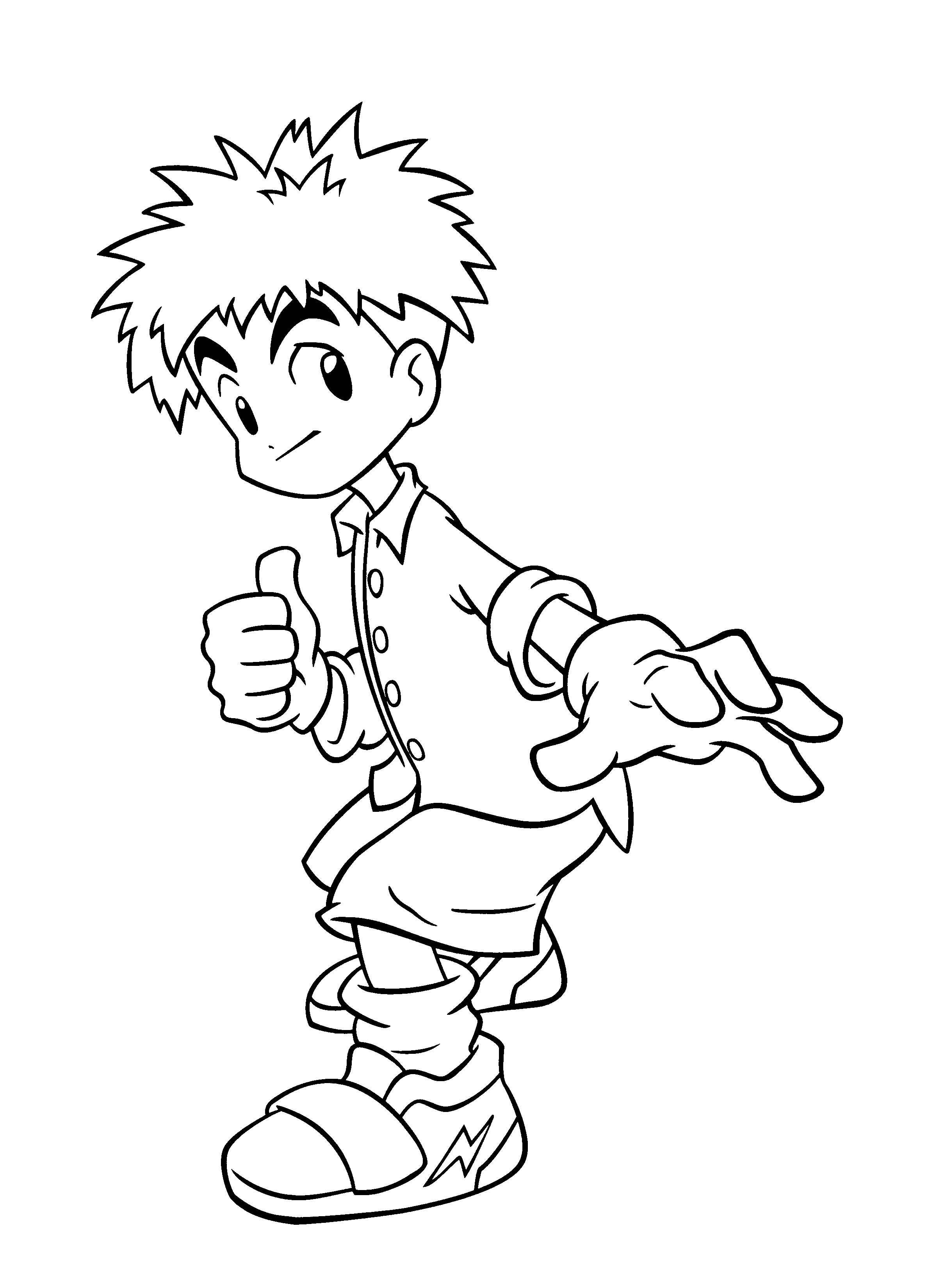 Dibujo gratuito Digimon #51603 de la coleccion Anime y Manga para imprimir