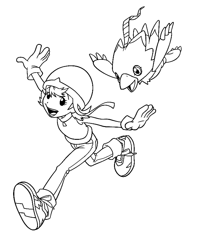 Dibujo gratuito Digimon #51680 de la coleccion Anime y Manga para imprimir