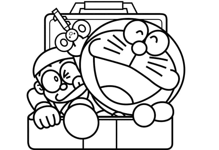 Dibujo gratuito Doraemon #208769 de la coleccion Anime y Manga para imprimir