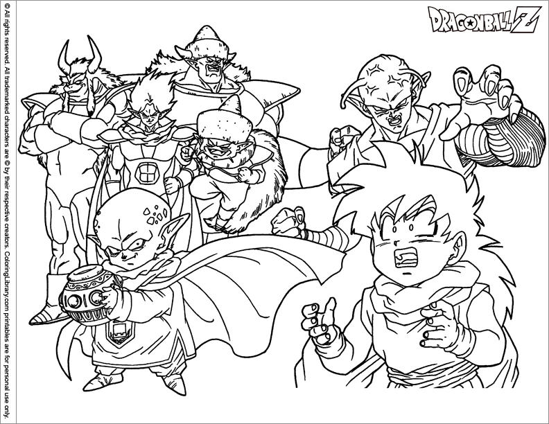 Dibujo gratuito Dragon Ball Z #38763 de la coleccion Anime y Manga para imprimir