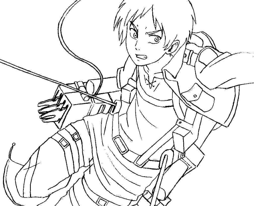 Dibujo gratuito Eren Yeager #191754 de la coleccion Anime y Manga para imprimir