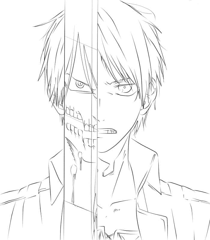 Dibujo gratuito Eren Yeager #191766 de la coleccion Anime y Manga para imprimir