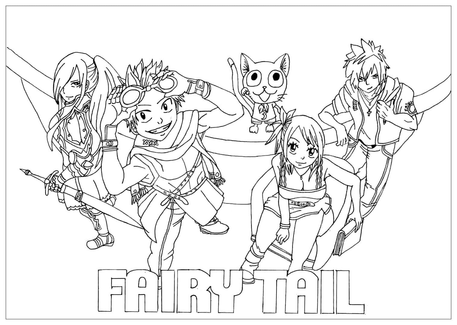 Dibujo gratuito Fairy Tail #176043 de la coleccion Anime y Manga para imprimir