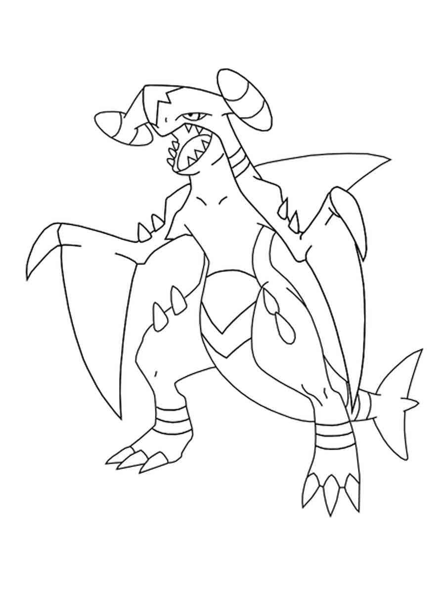 Dibujo gratuito Garchomp #181568 de la coleccion Anime y Manga para imprimir