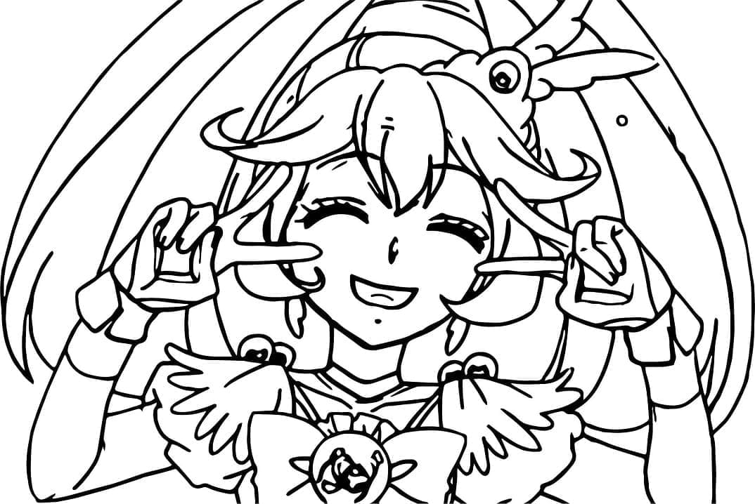 Dibujo gratuito Glitter Force #211757 de la coleccion Anime y Manga para imprimir