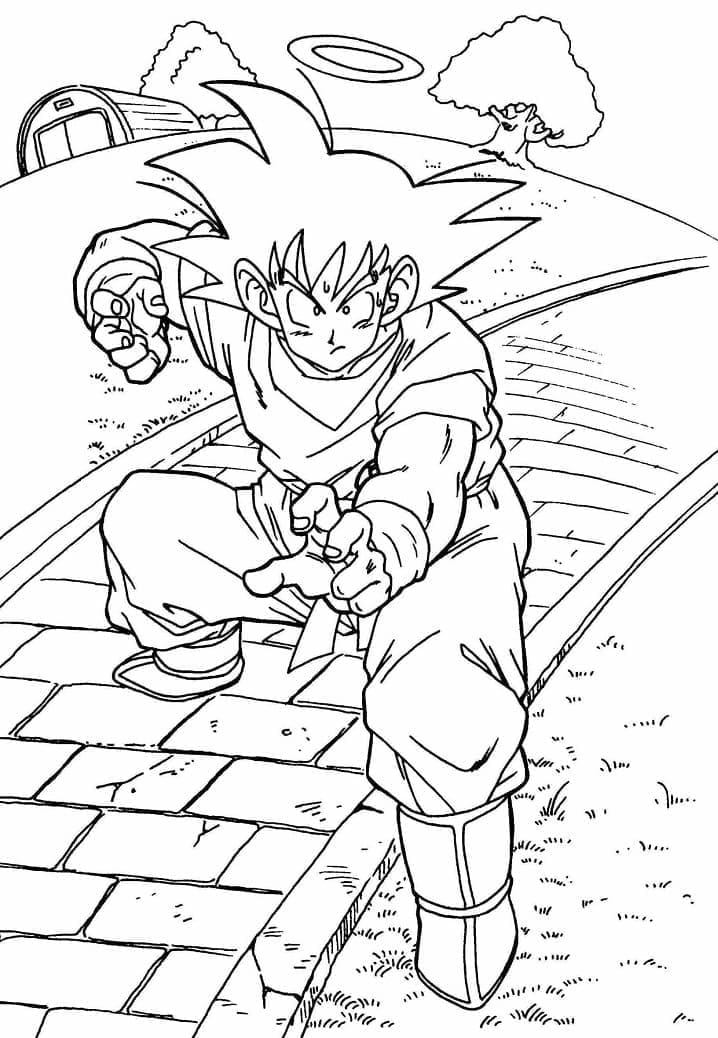 Dibujo gratuito Goku #201336 de la coleccion Anime y Manga para imprimir Dibujo gratuito Goku #201336 de la coleccion Anime y Manga para imprimir