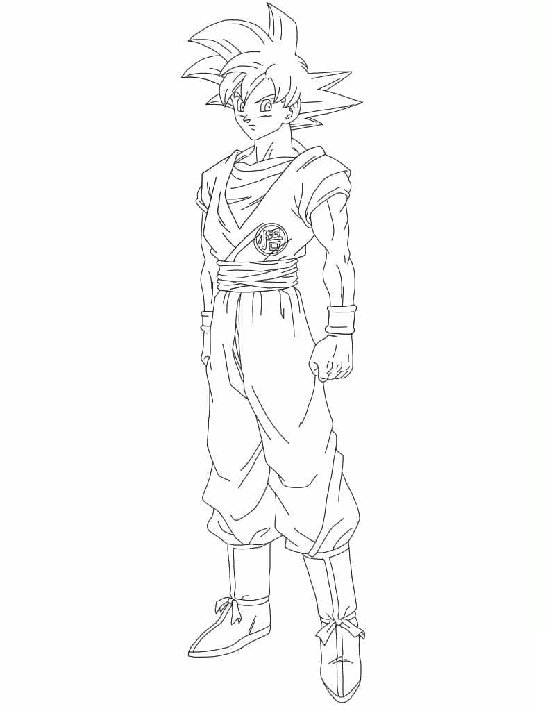 Dibujo gratuito Goku #201339 de la coleccion Anime y Manga para imprimir
