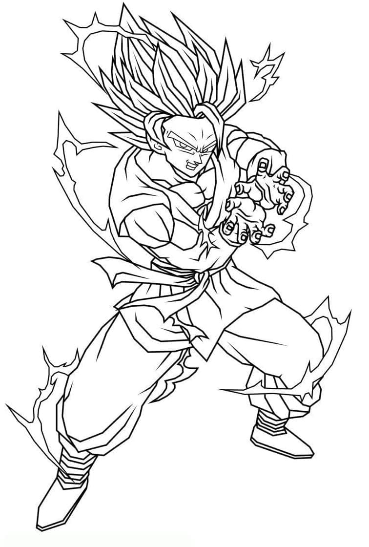 Dibujo gratuito Goku #201345 de la coleccion Anime y Manga para imprimir