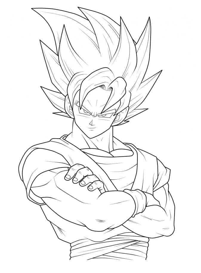 Dibujo gratuito Goku #201361 de la coleccion Anime y Manga para imprimir