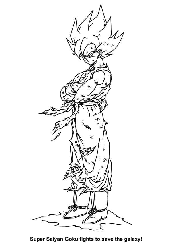Dibujo gratuito Goku #201373 de la coleccion Anime y Manga para imprimir
