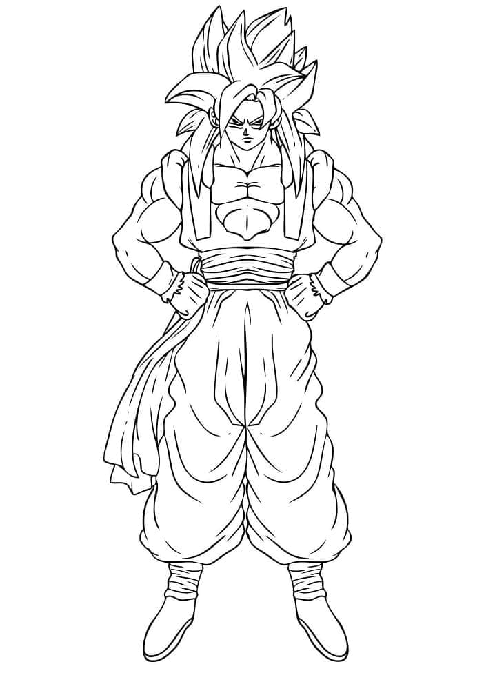 Dibujo gratuito Goku #201376 de la coleccion Anime y Manga para imprimir