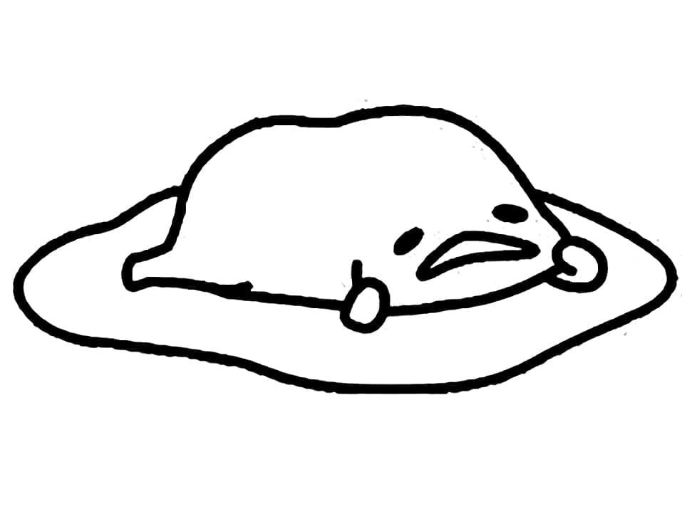 Dibujo gratuito Gudetama #186816 de la coleccion Anime y Manga para imprimir