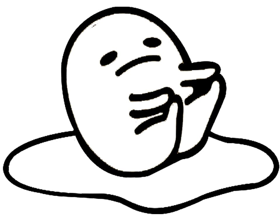 Dibujo gratuito Gudetama #186821 de la coleccion Anime y Manga para imprimir Dibujo gratuito Gudetama #186821 de la coleccion Anime y Manga para imprimir