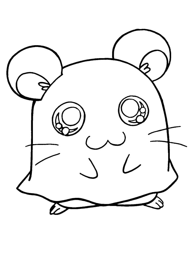 Dibujo gratuito Hamtaro #203191 de la coleccion Anime y Manga para imprimir