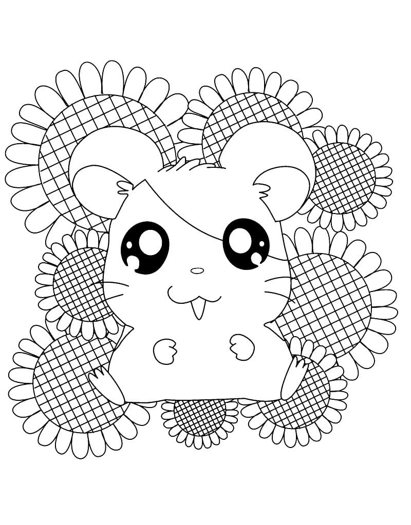 Dibujo gratuito Hamtaro #203206 de la coleccion Anime y Manga para imprimir