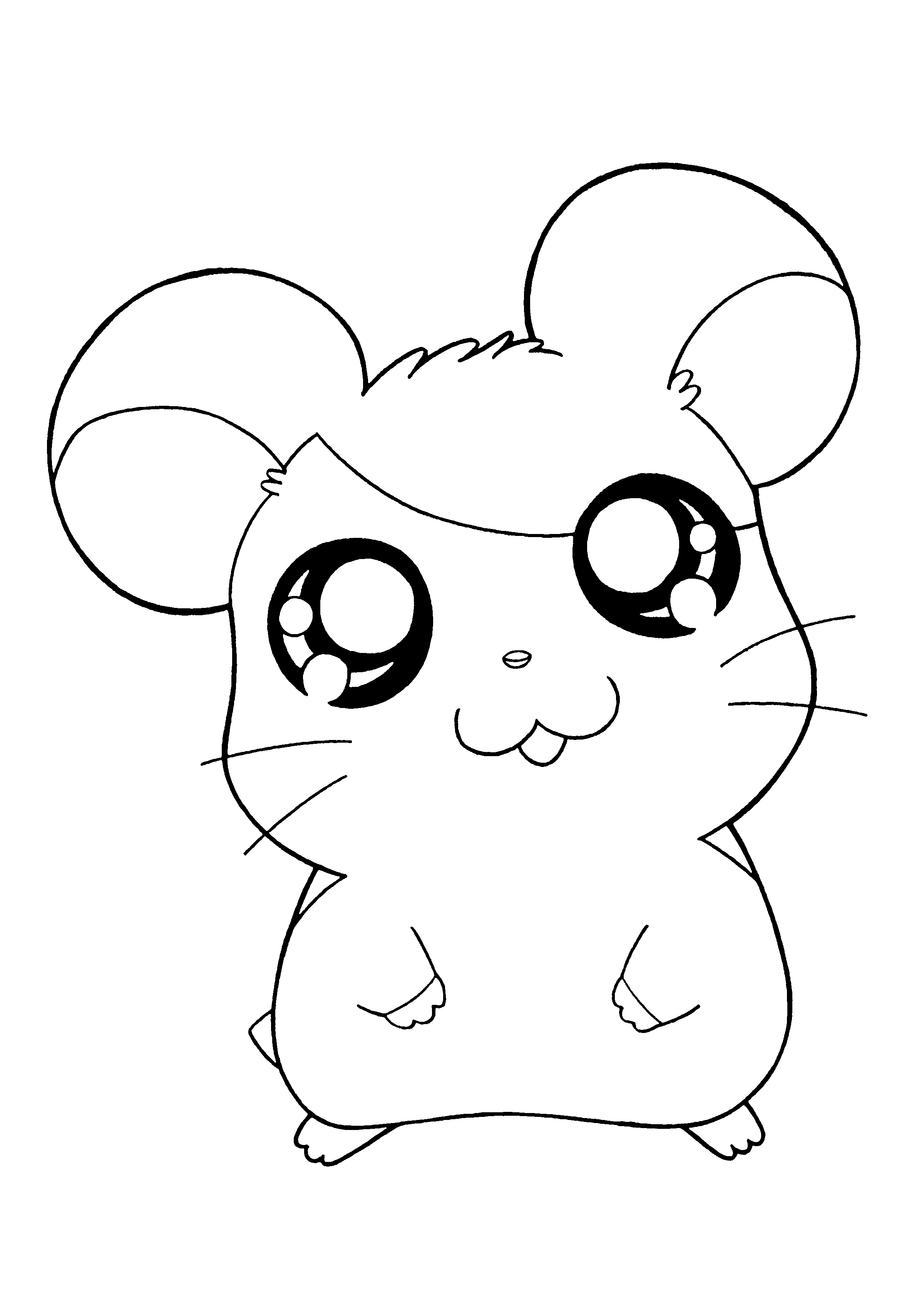 Dibujo gratuito Hamtaro #39902 de la coleccion Anime y Manga para imprimir