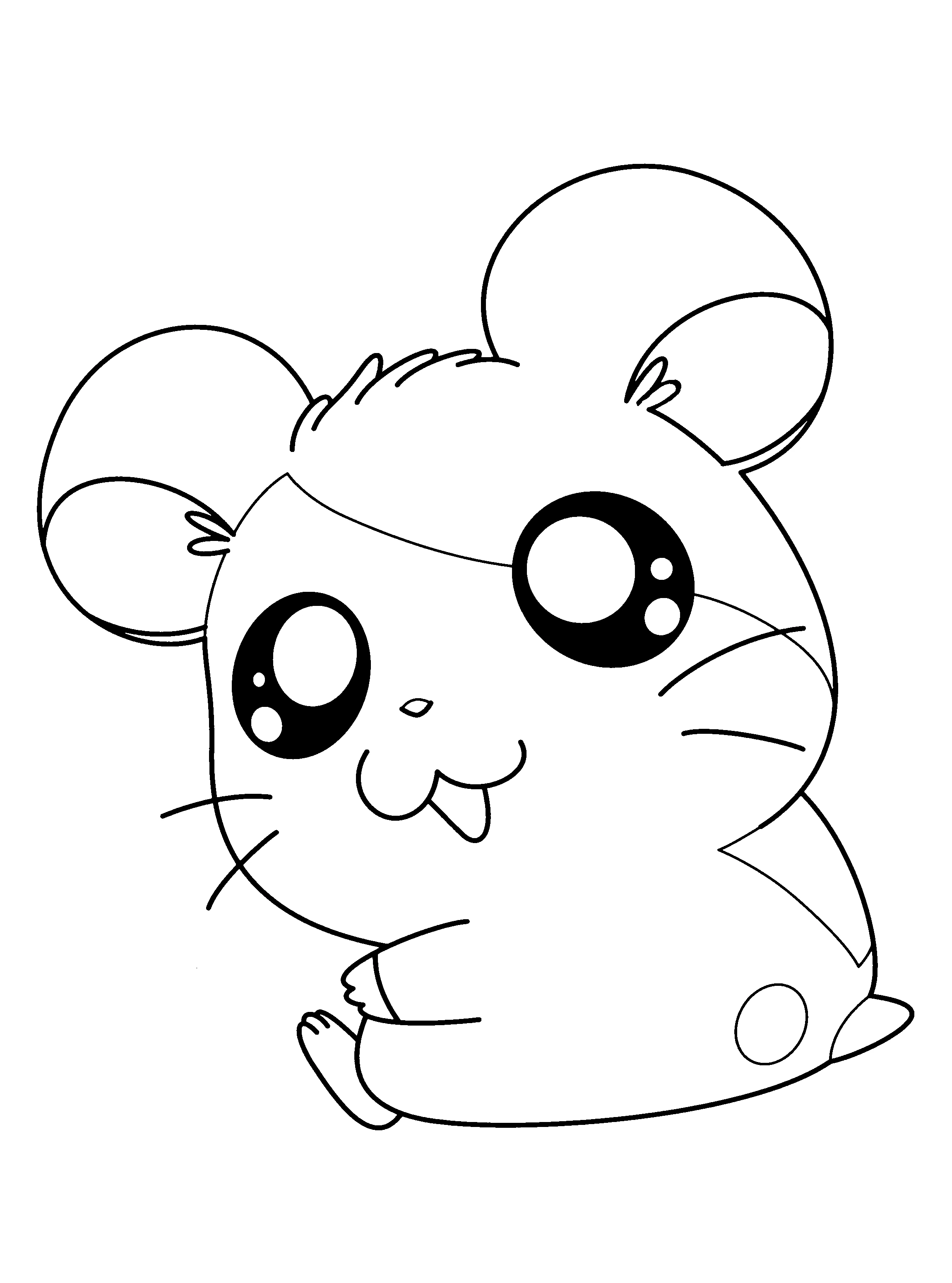Dibujo gratuito Hamtaro #39917 de la coleccion Anime y Manga para imprimir
