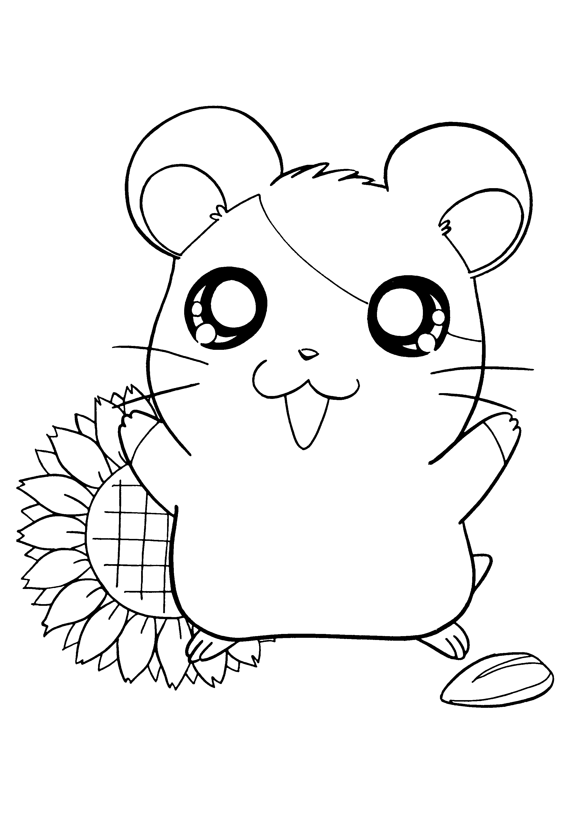 Dibujo gratuito Hamtaro #39928 de la coleccion Anime y Manga para imprimir
