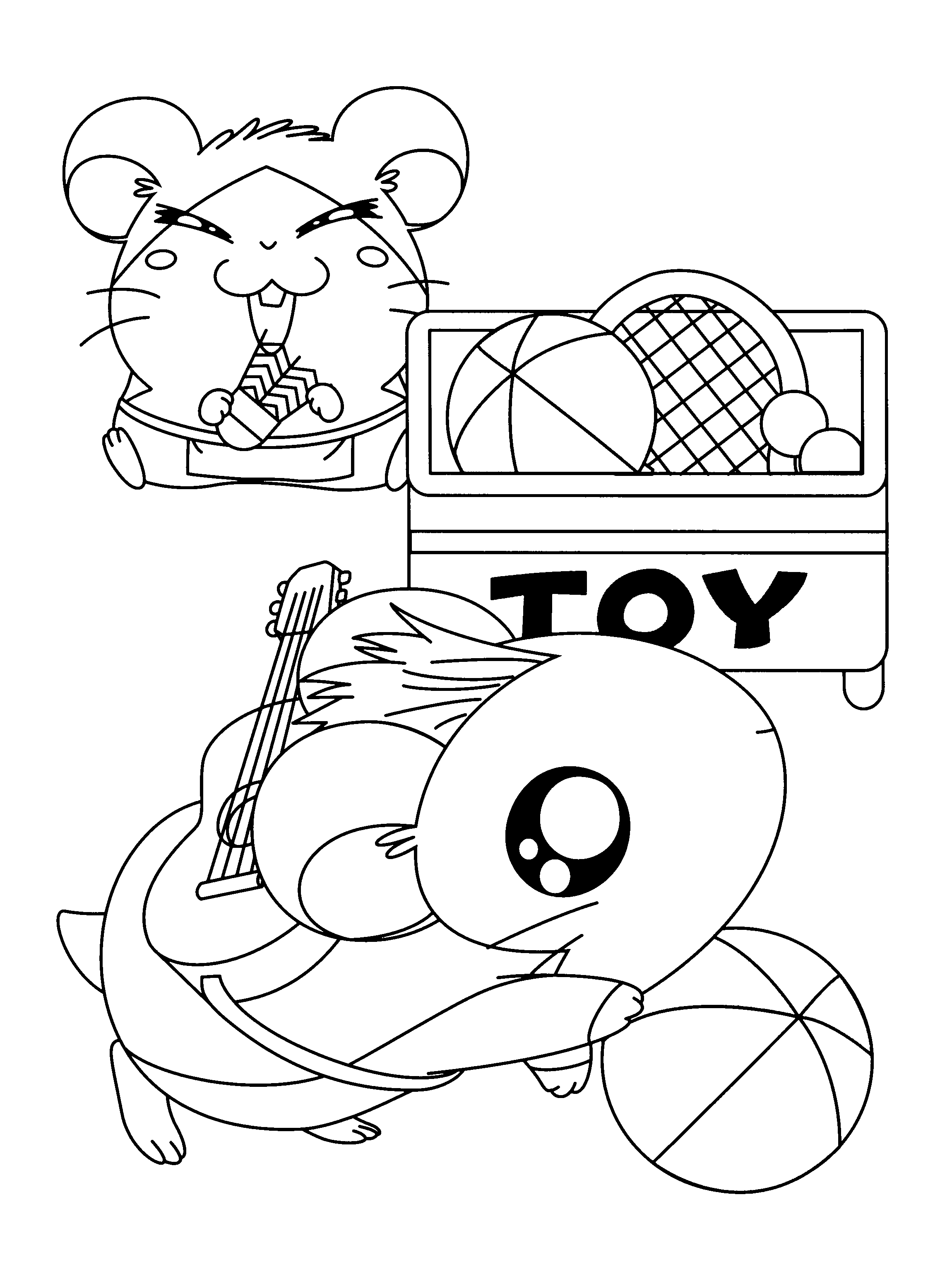 Dibujo gratuito Hamtaro #40010 de la coleccion Anime y Manga para imprimir Dibujo gratuito Hamtaro #40010 de la coleccion Anime y Manga para imprimir